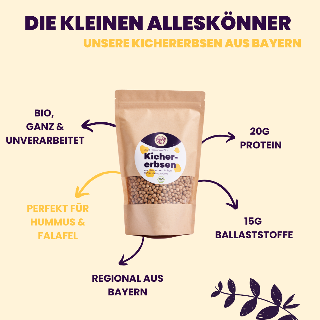 Bio Kichererbsen aus Deutschland