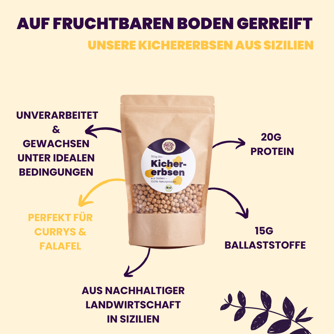 Bio Kichererbsen aus Sizilien