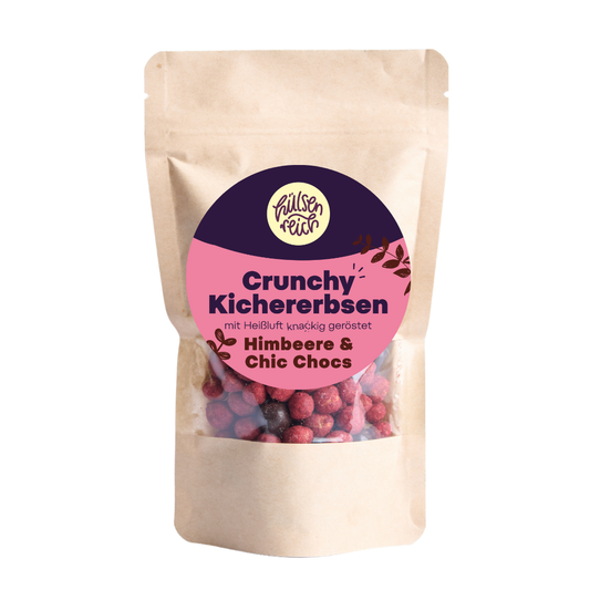 Crunchy Kichererbsen Himbeere & Chic Chocs