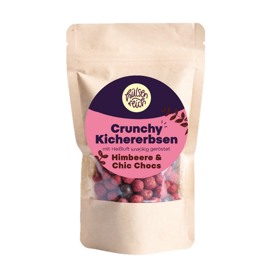 Crunchy Kichererbsen Himbeere & Chic Chocs