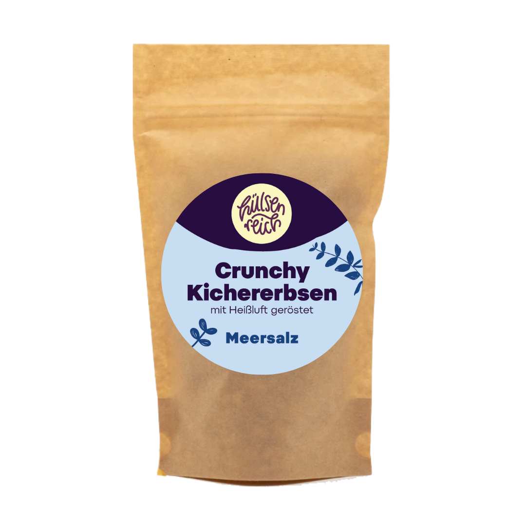 Crunchy Kichererbsen Meersalz