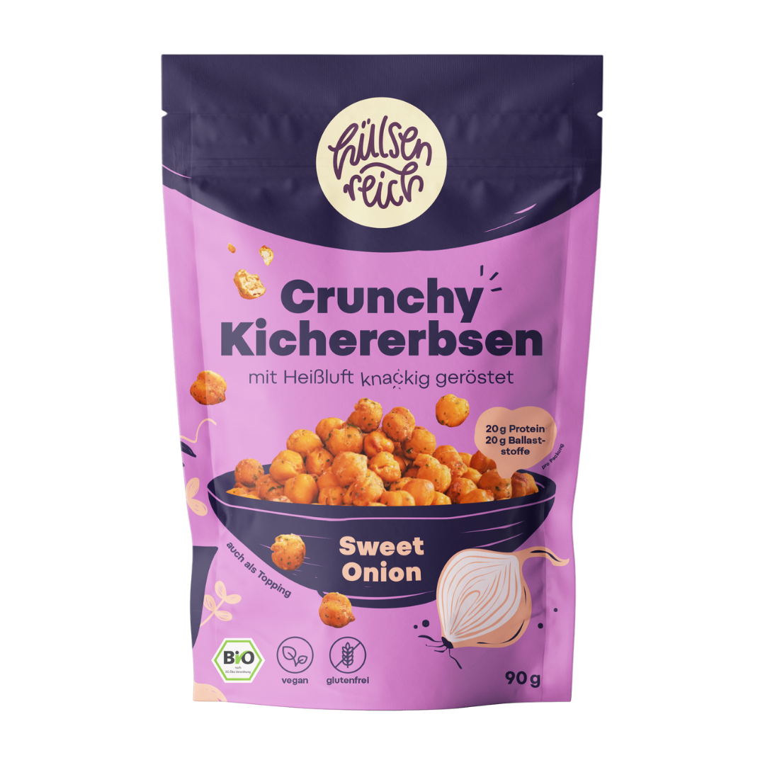 Crunchy Kichererbsen Sweet Onion