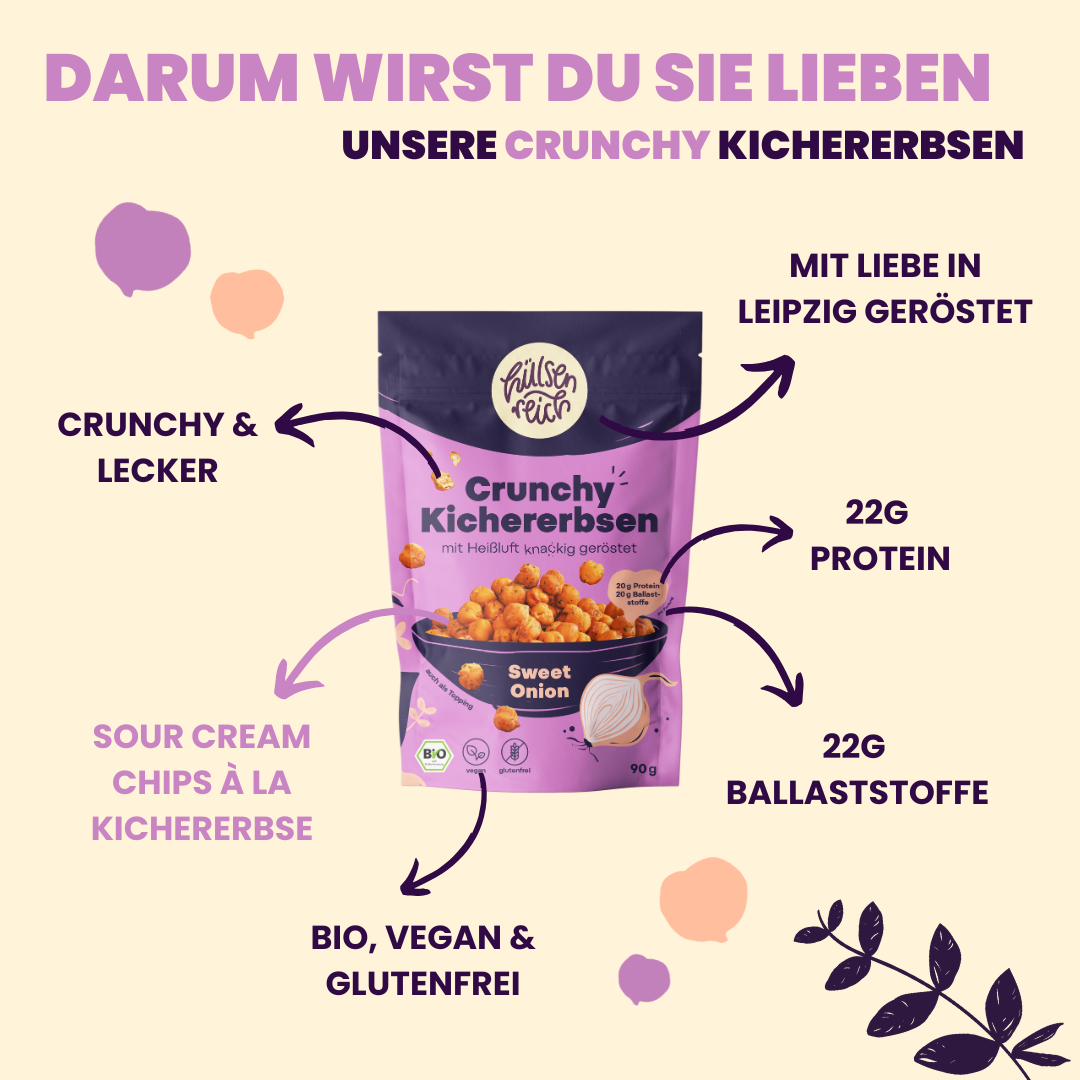 Crunchy Kichererbsen Sweet Onion