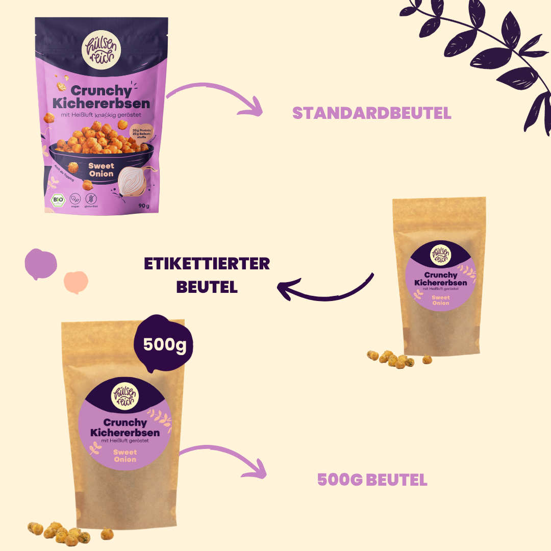 Crunchy Kichererbsen Sweet Onion