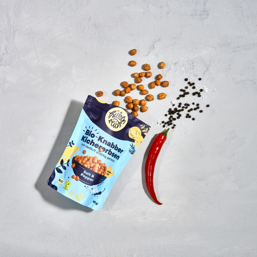 Crunchy Kichererbsen Salt & Pepper