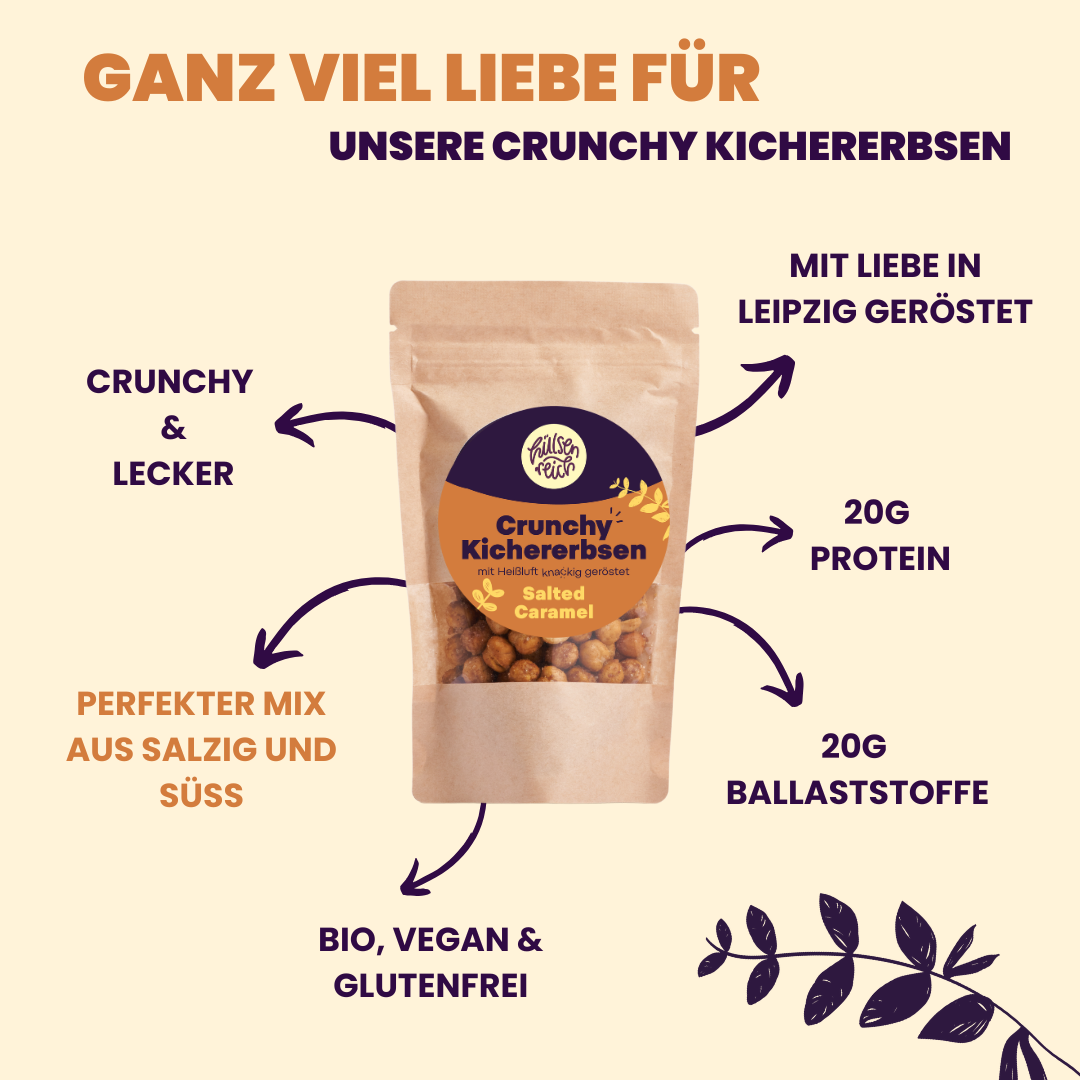 Crunchy Kichererbsen Salted Caramel