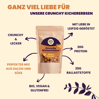 Crunchy Kichererbsen Salted Caramel