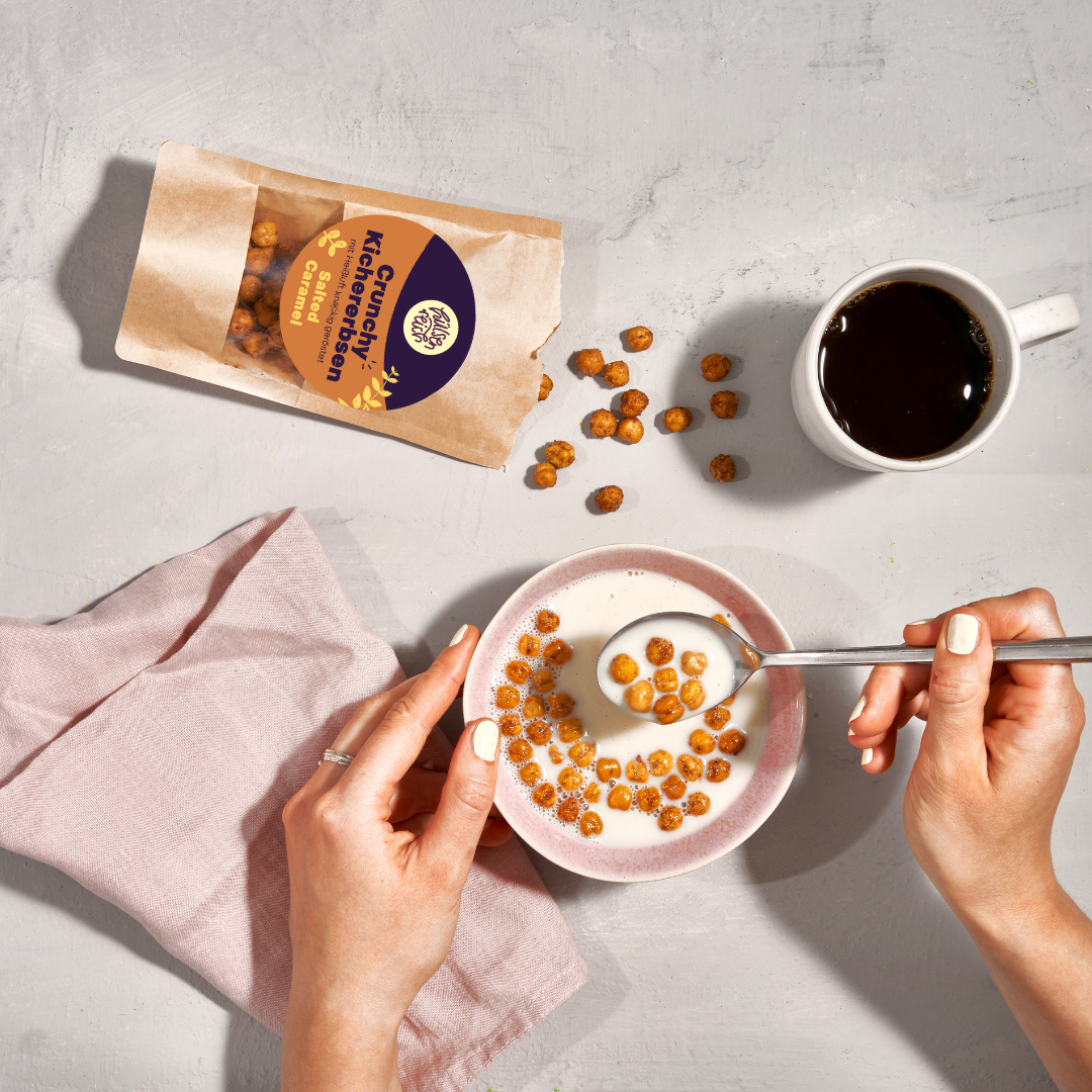 Crunchy Kichererbsen Salted Caramel