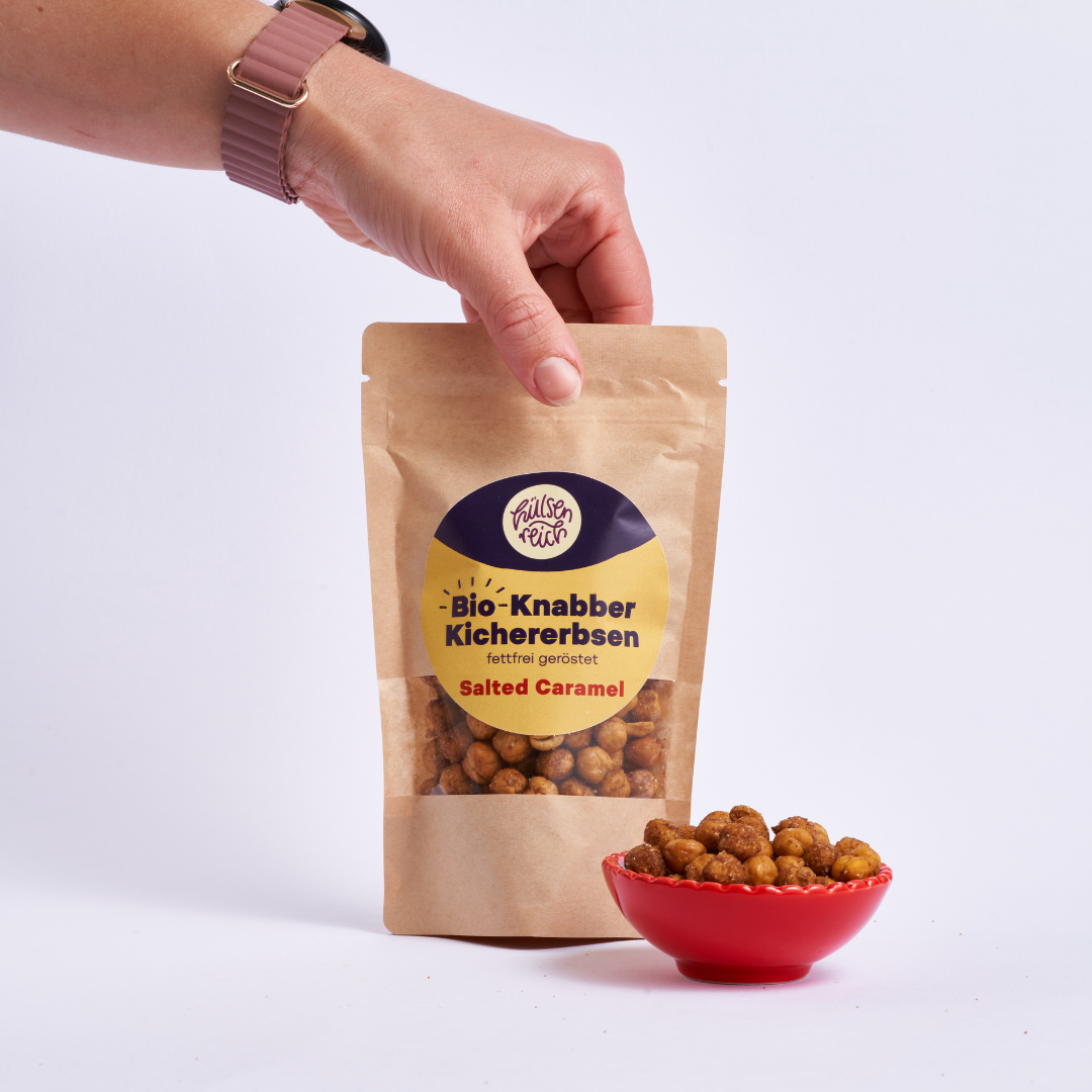 Crunchy Kichererbsen Salted Caramel