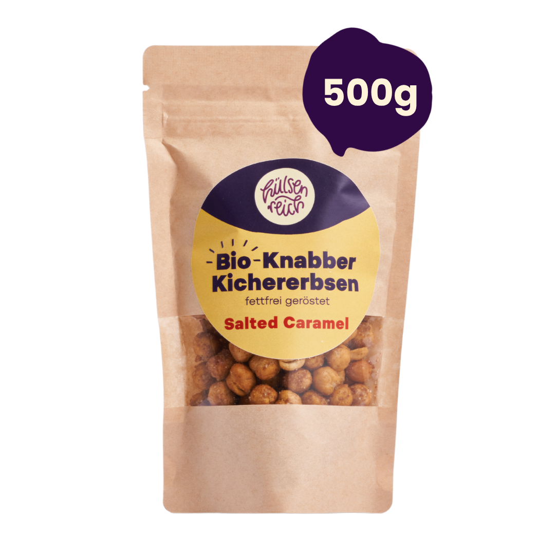 Crunchy Kichererbsen Salted Caramel