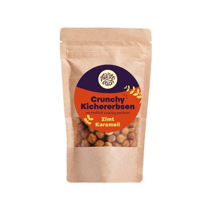 Crunchy Kichererbsen Zimt Karamell