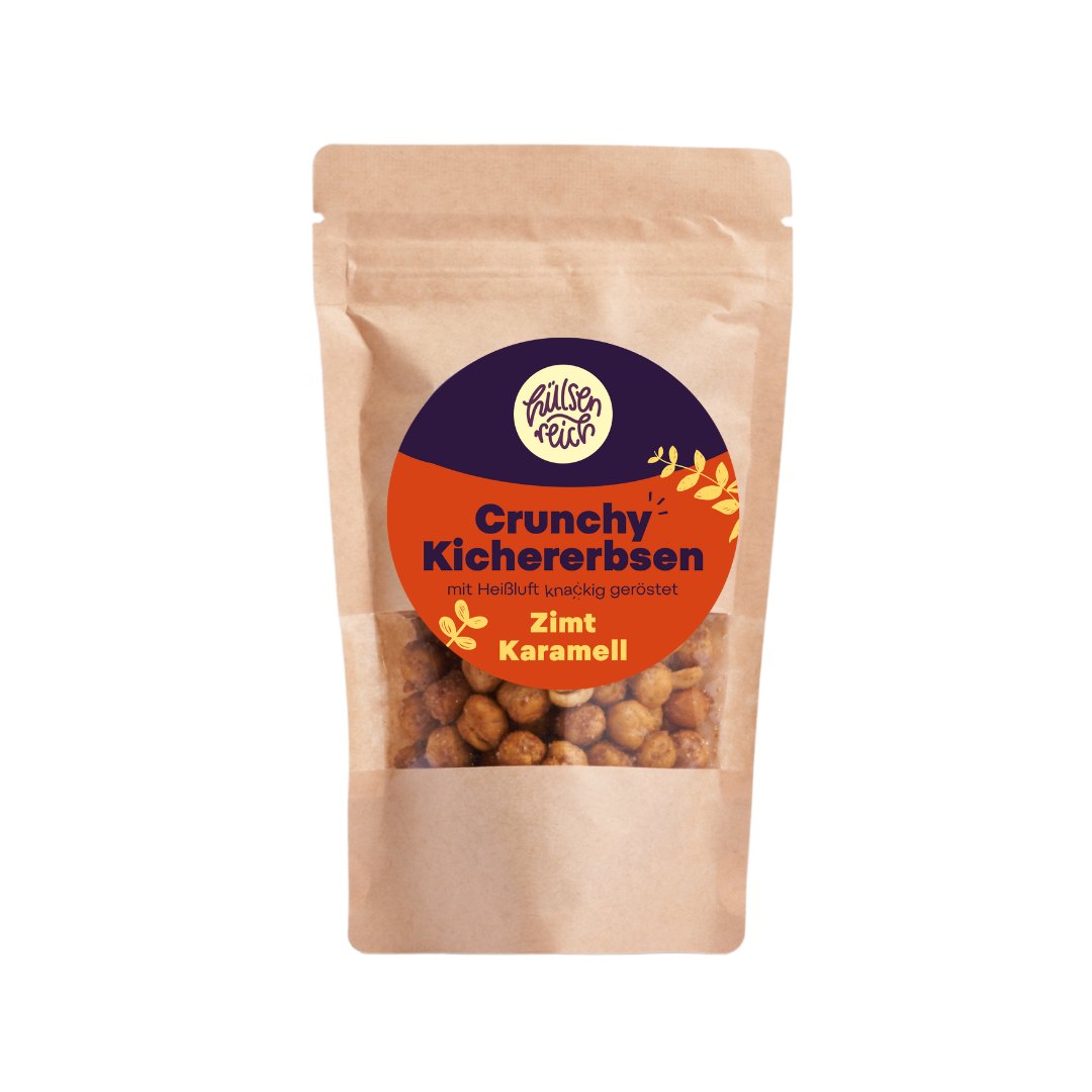 Crunchy Kichererbsen Zimt Karamell