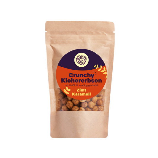 Crunchy Kichererbsen Zimt Karamell